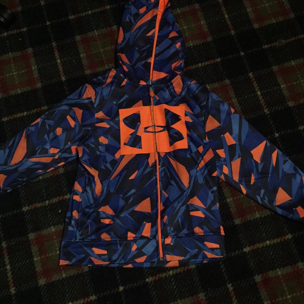 Blue and Orange Nike Zip jacket